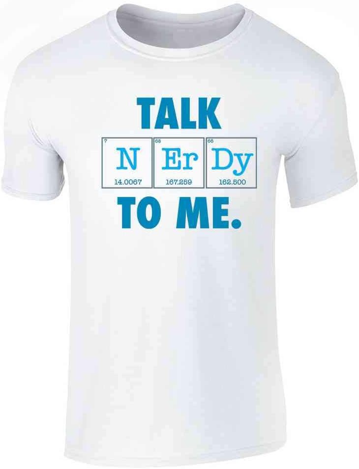 Chemistry Element Wordplay T-Shirt for Science Fans Adult T-Shirt - Sstee | White