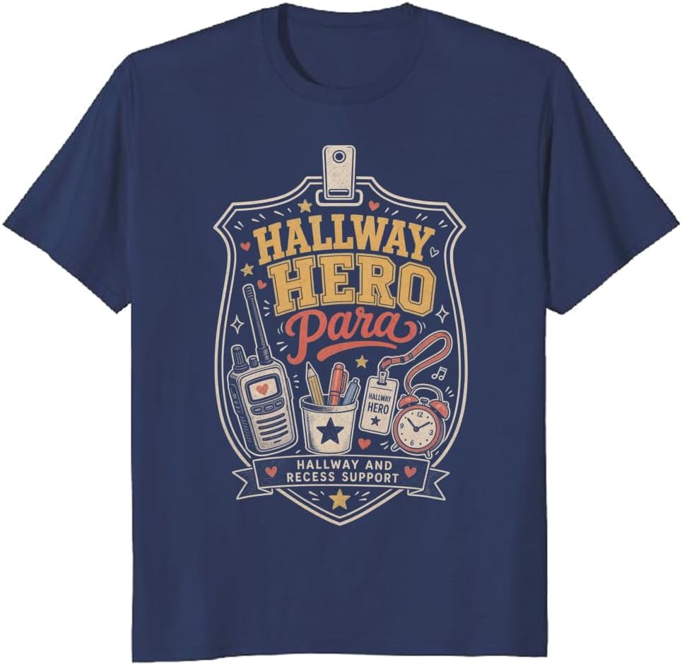 School Paraprofessional T-Shirt Floral Staff Appreciation Tee - S6