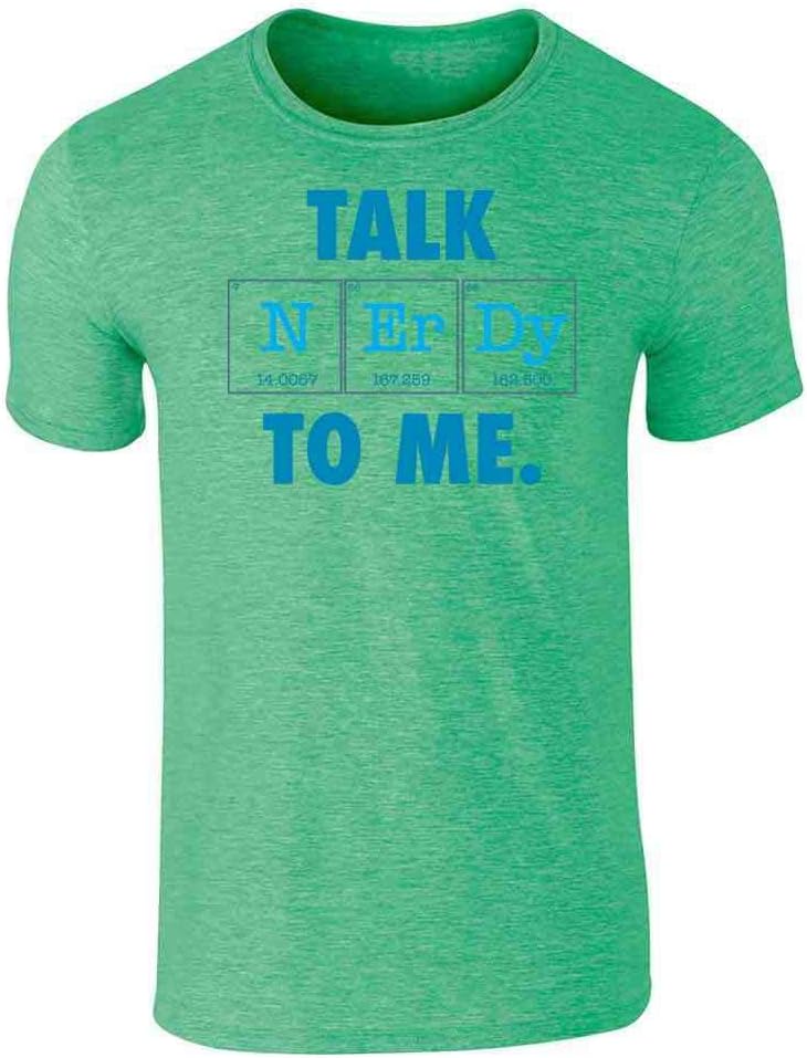 Chemistry Element Wordplay T-Shirt for Science Fans Adult T-Shirt - Sstee | Heather Irish Green