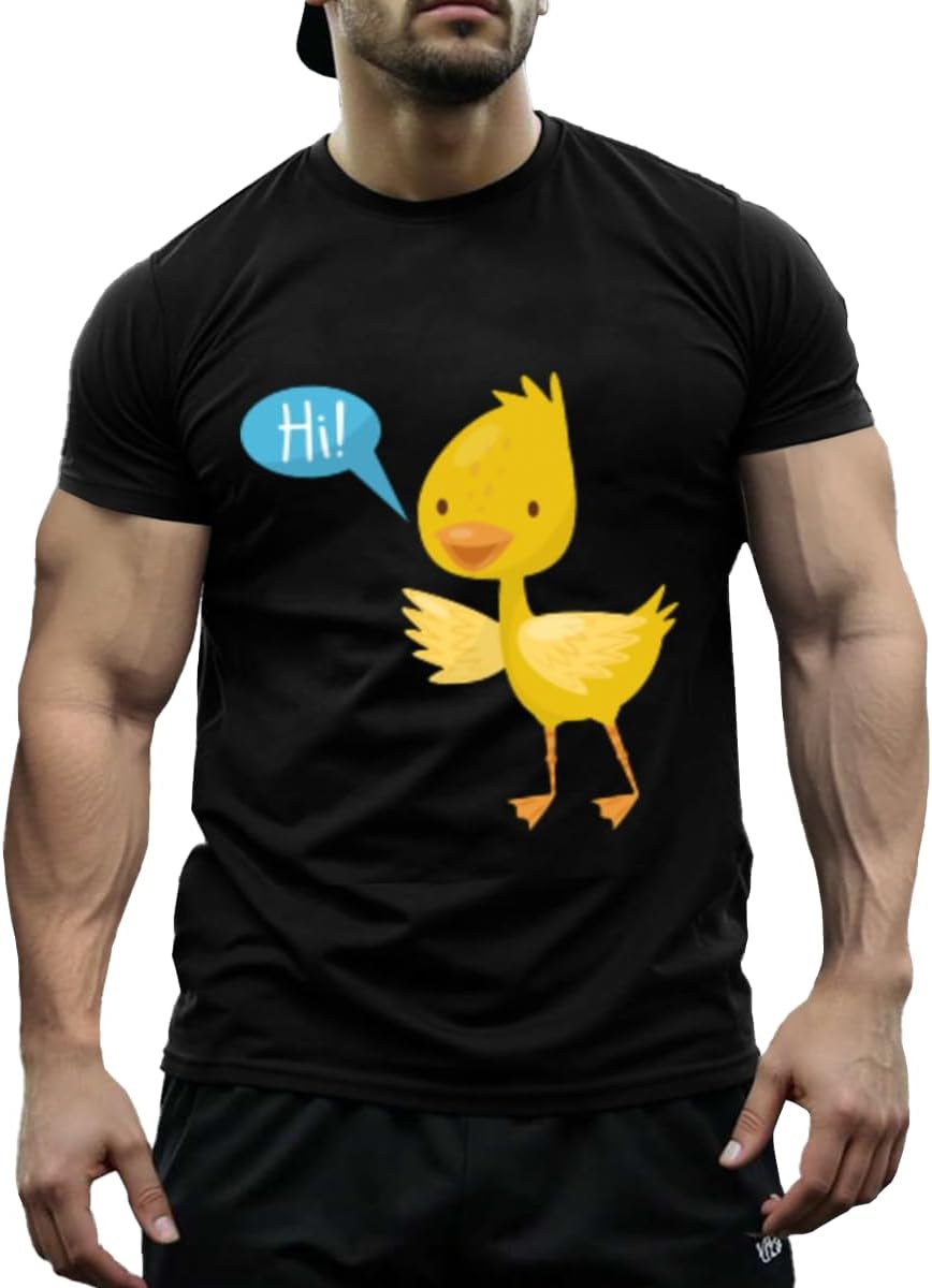 T-Shirts,Halloween Coding Boo Lean,Casual, Unisex Graphic Tee - Hi Cute Duck