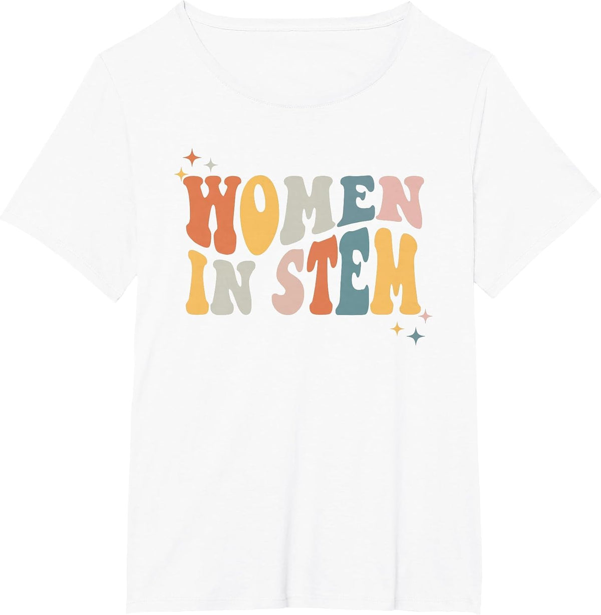 Women in Stem Steminist Science Shirt, Female Engineer Tech T-Shirt - White