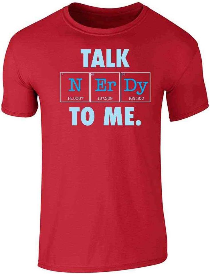 Chemistry Element Wordplay T-Shirt for Science Fans Adult T-Shirt - Sstee | Red