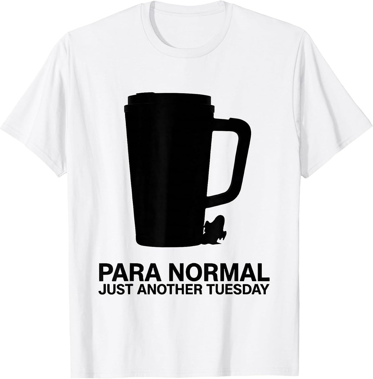 Men's Para Normal Just Another Tuesday Ghost Sped Teacher T-Shirt - White