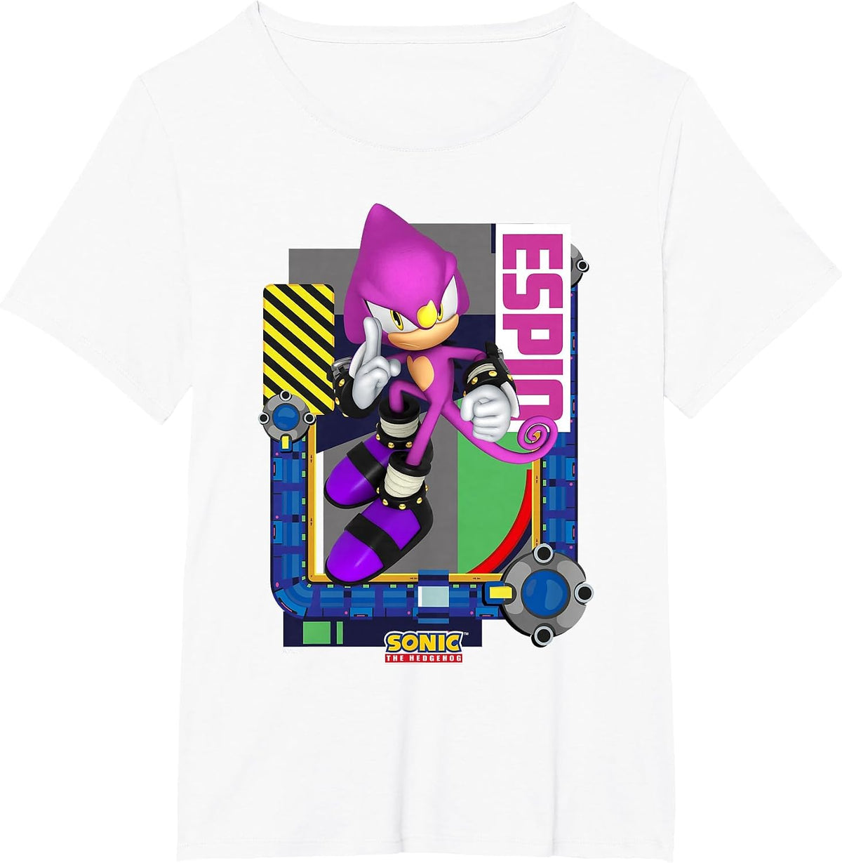 Sonic the Hedgehog - in the Zone - Espio T-Shirt - White