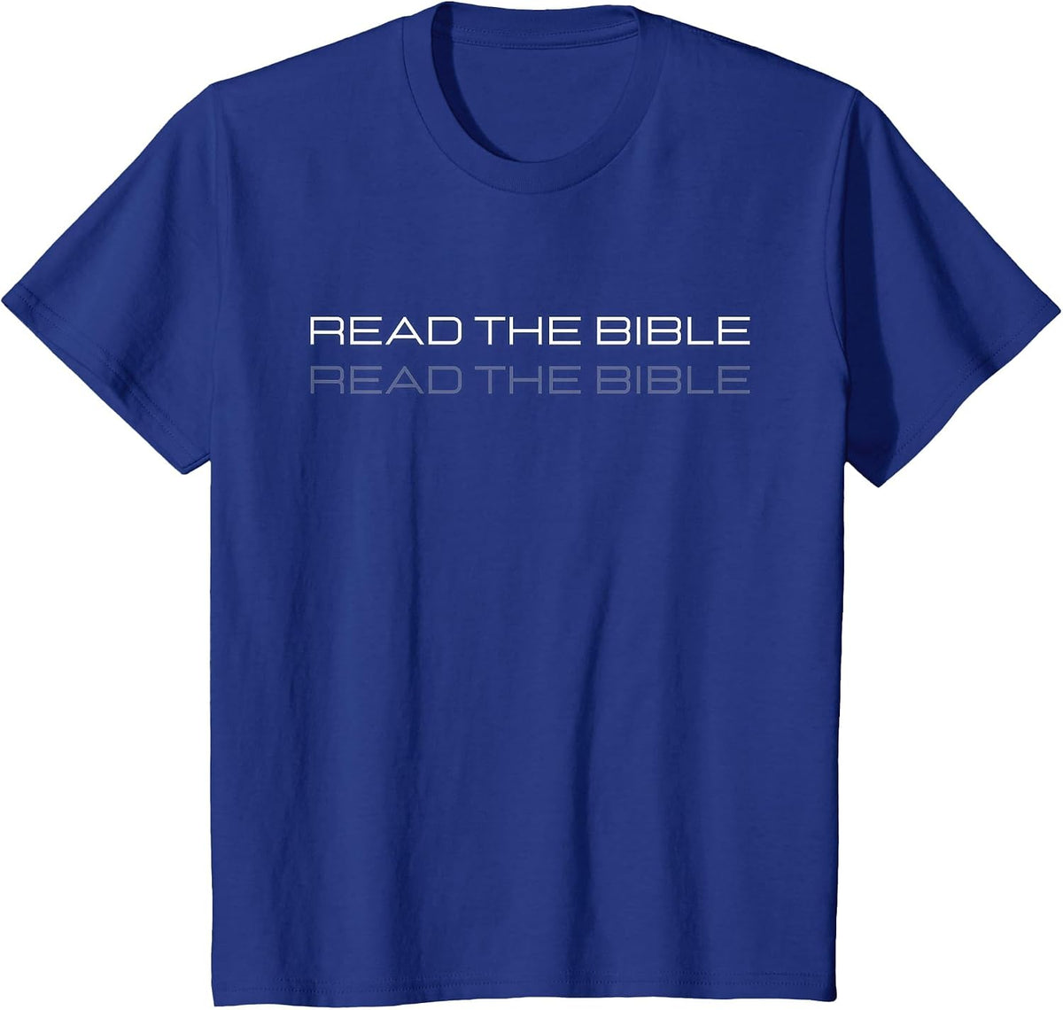 Read the Bible T-Shirt - Royal Blue