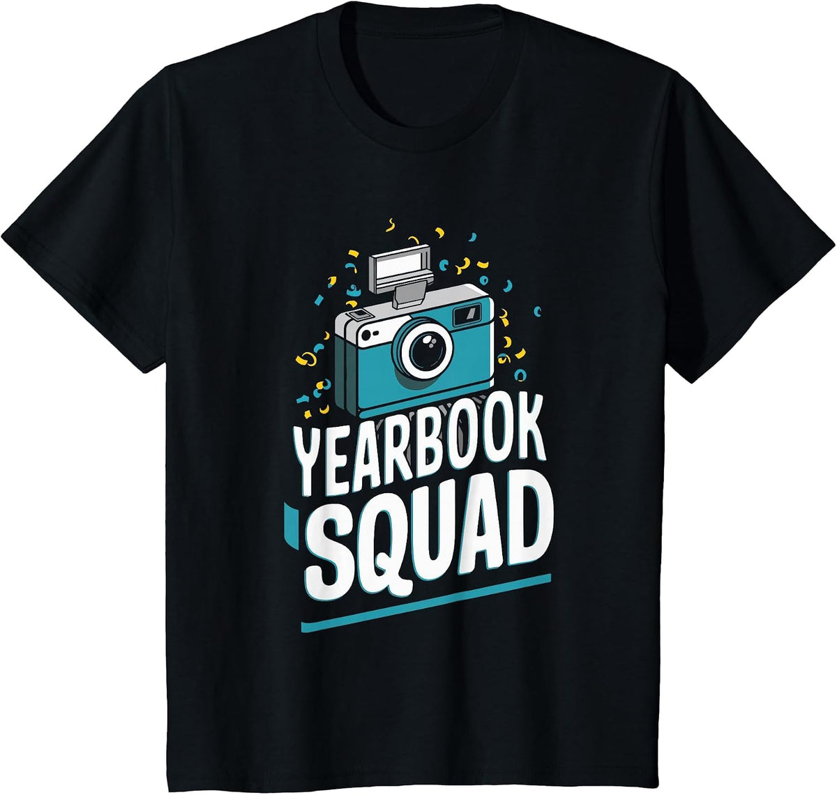 Yearbook Squad T-Shirt - Black