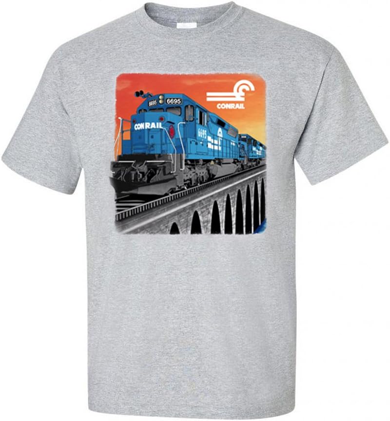 Daylight Sales Conrail SDP-45 Authentic Railroad T-Shirt [84] - Kids Grey