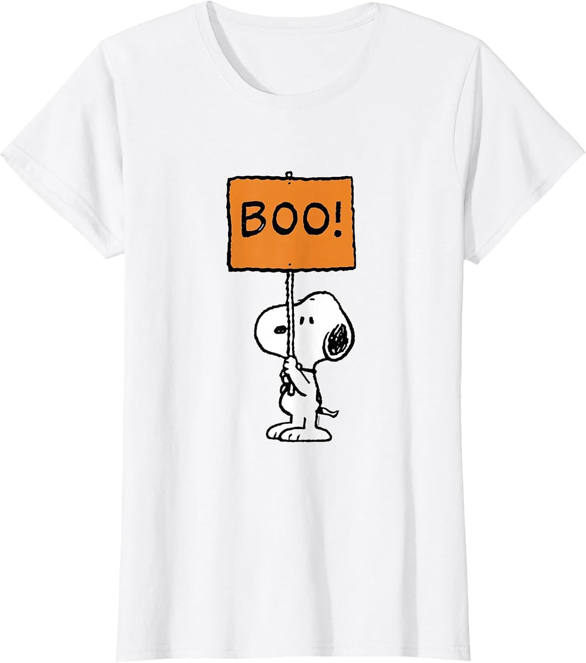 Peanuts Halloween Snoopy Boo! T-Shirt - White