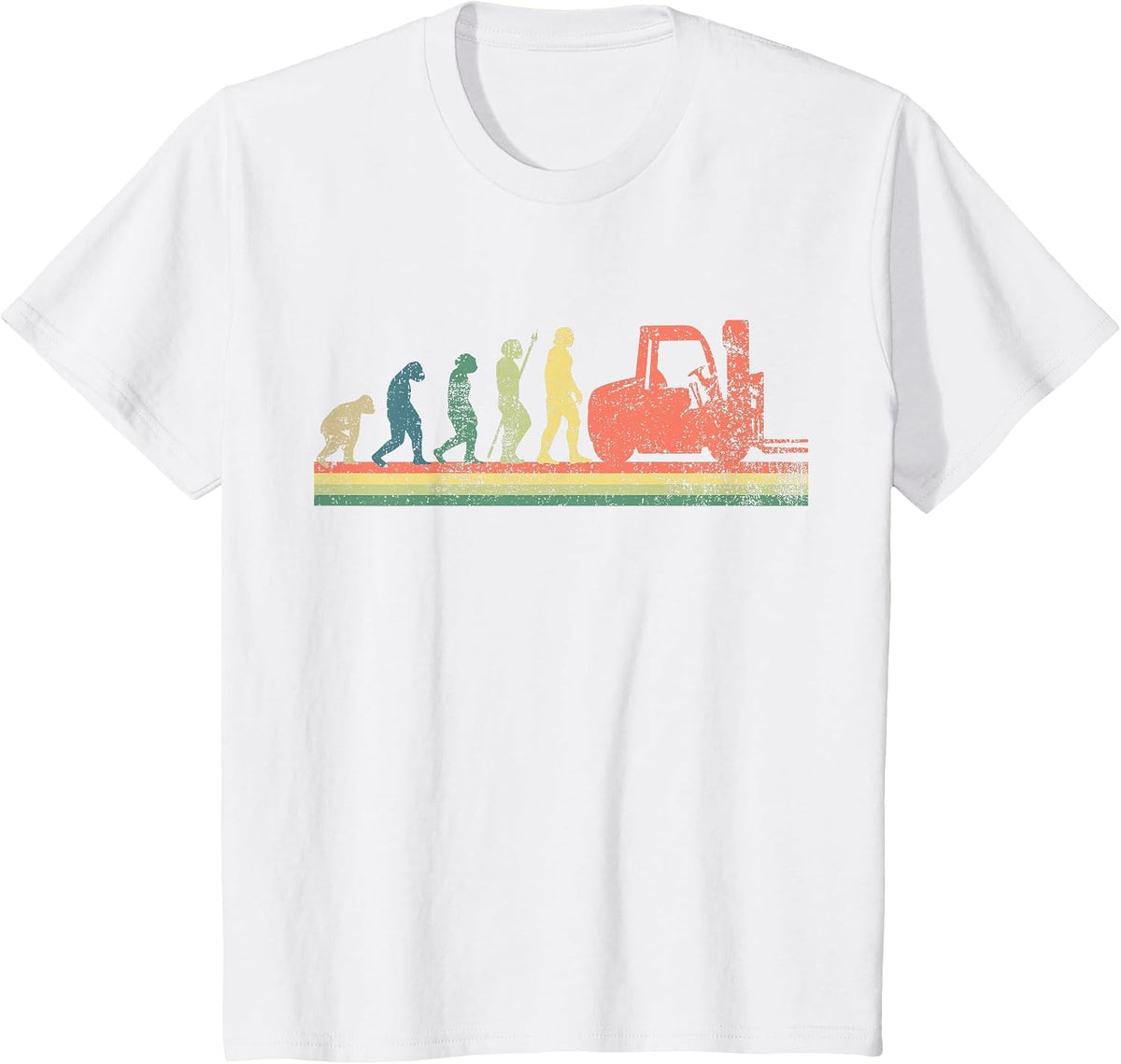 Forklift T-Shirt - White