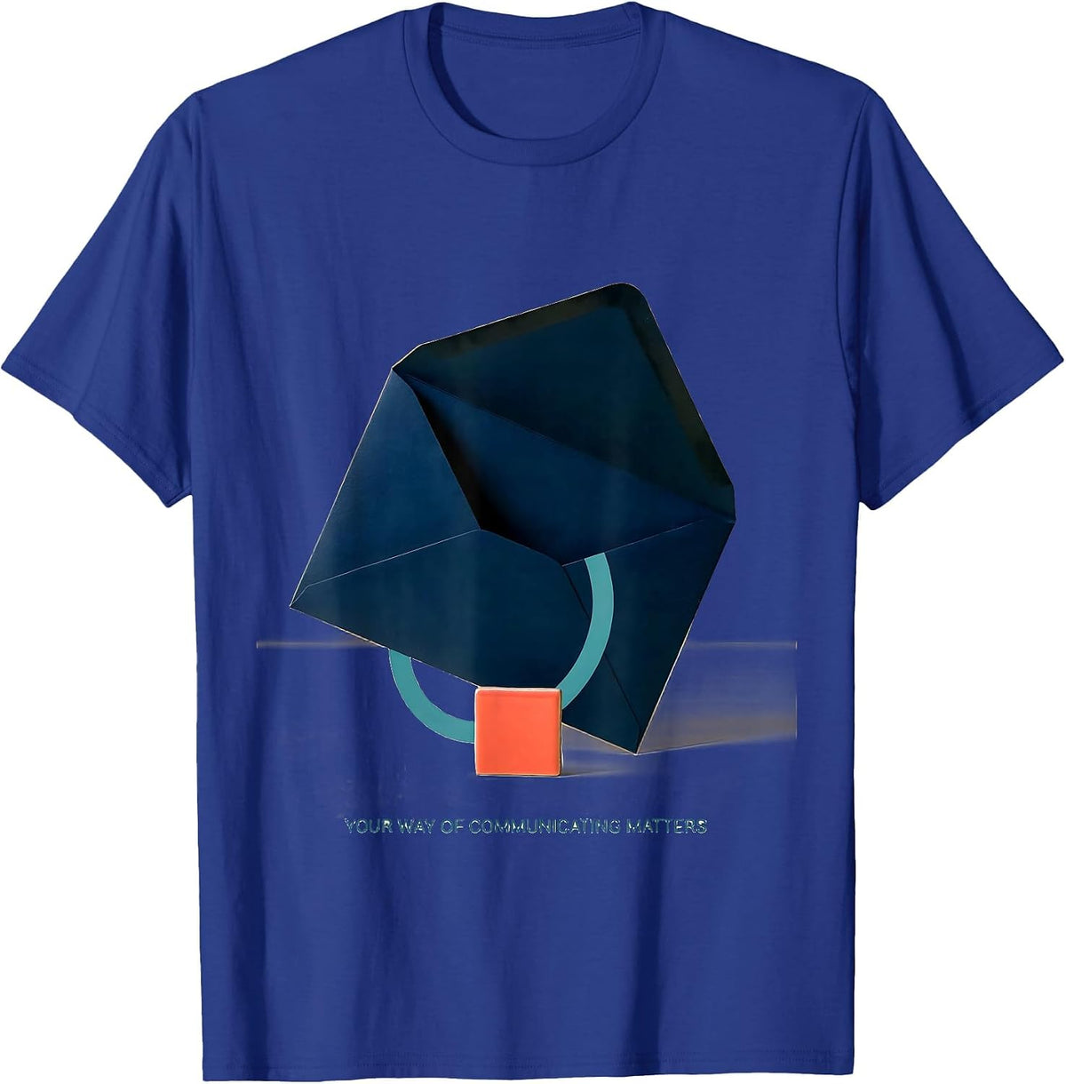 Men's Your Way Of Communicating Matters Speech Language T-Shirt - Royal Blue