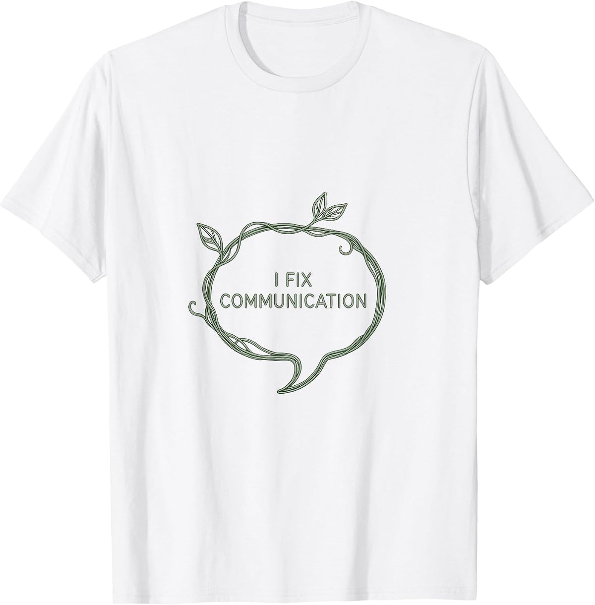 Men's I Fix Communication SLP Speech Therapist Design T-Shirt - White