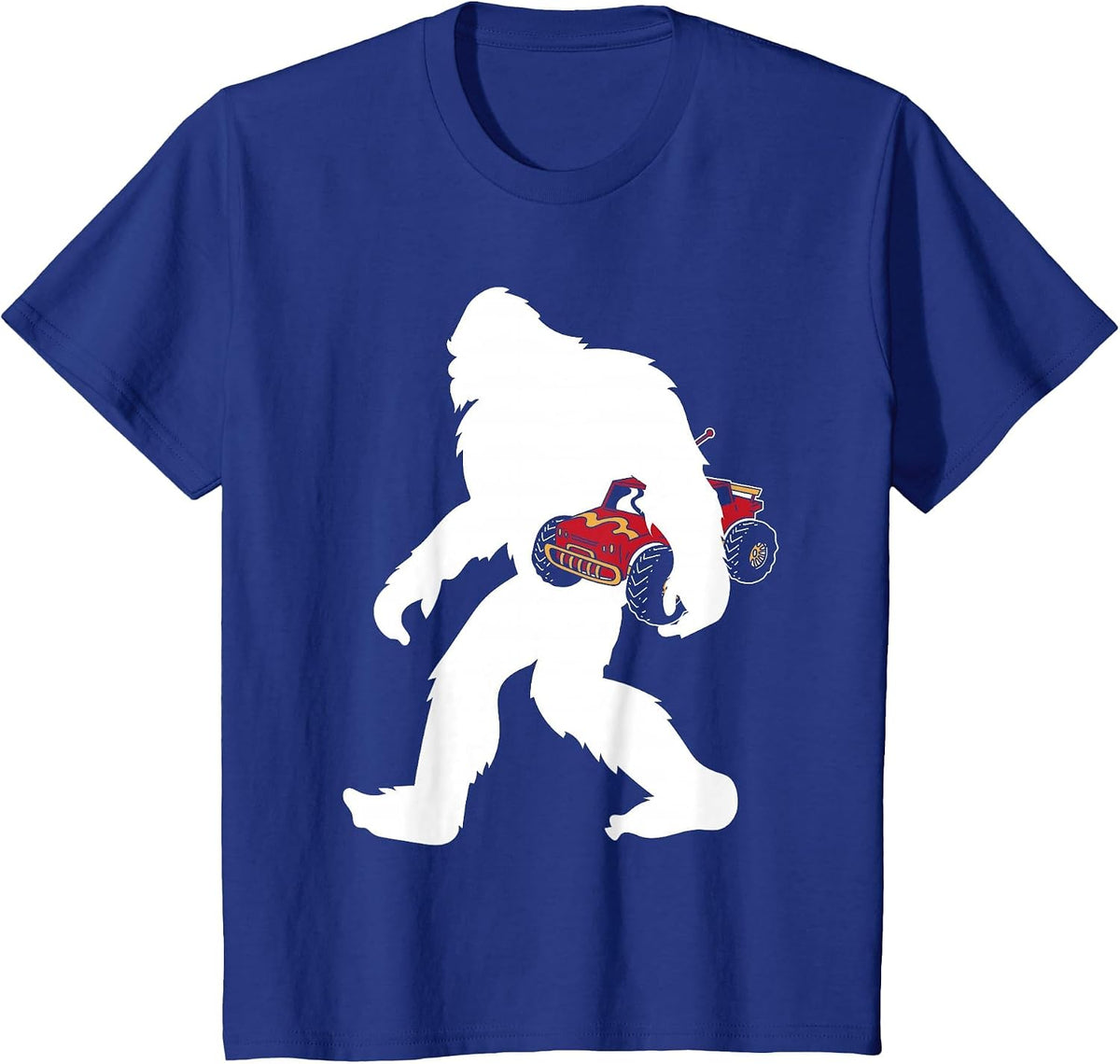 RC Car Enthusiast Remote Control Yetti Sasquatch Big Foot T-Shirt - Royal Blue