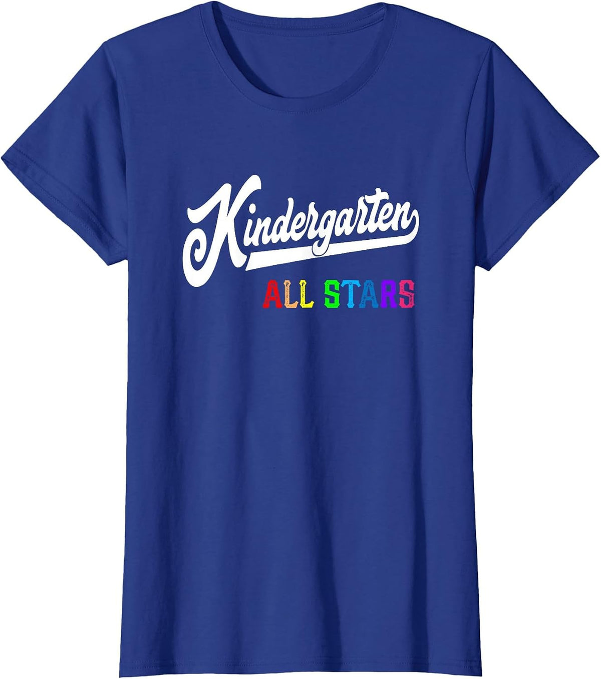 Kindergarten All Stars Teacher Team T-Shirt - Royal Blue