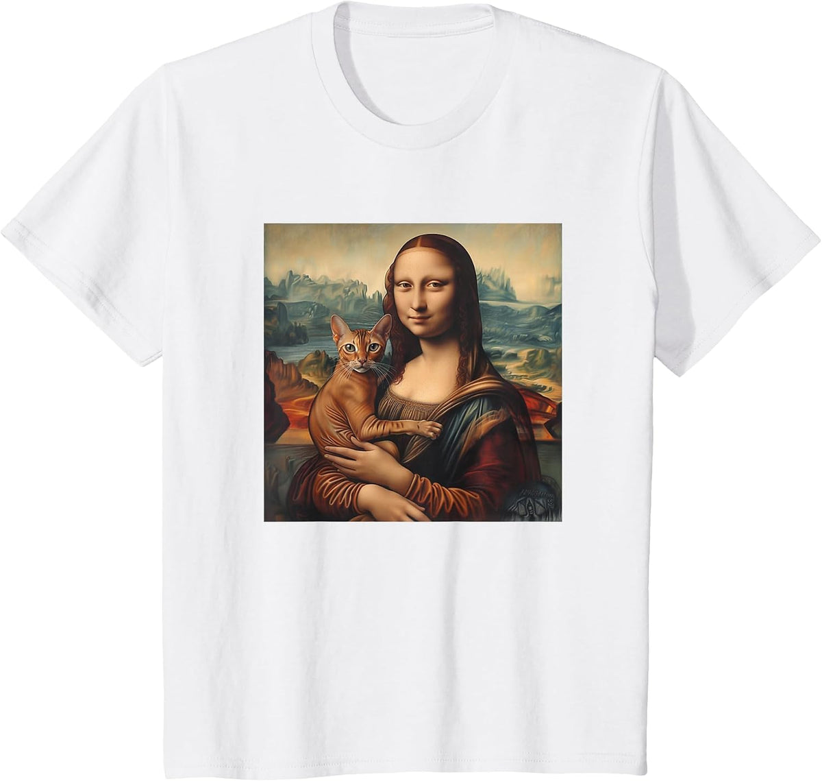Abyssinian Cat Shirt Abyssinian Cats T-Shirt - White