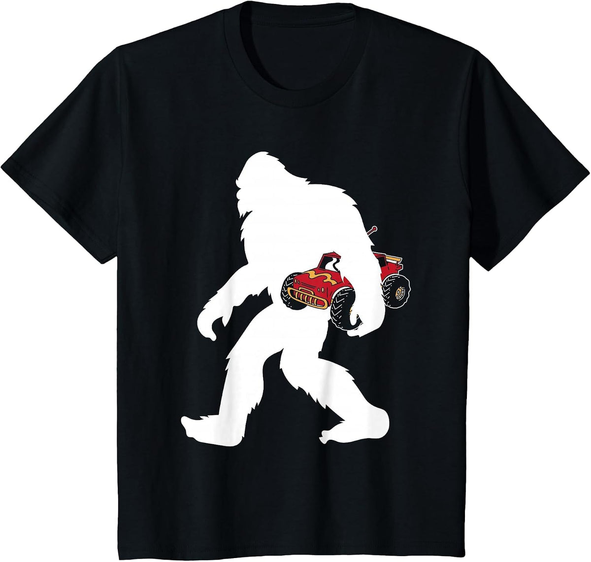 RC Car Enthusiast Remote Control Yetti Sasquatch Big Foot T-Shirt - Black