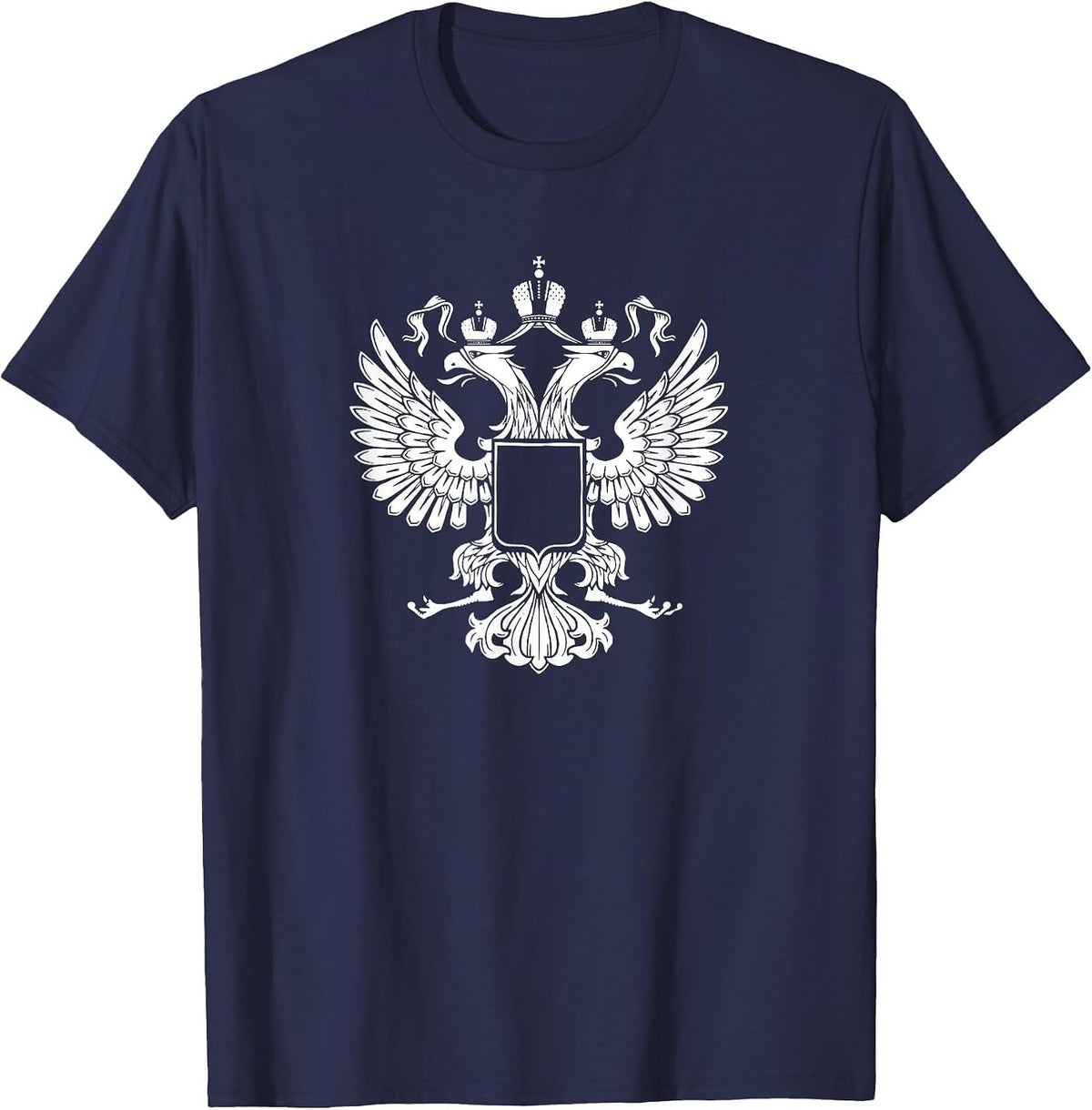 Imperial Russian Eagle T-Shirt T-Shirt - Navy Blue