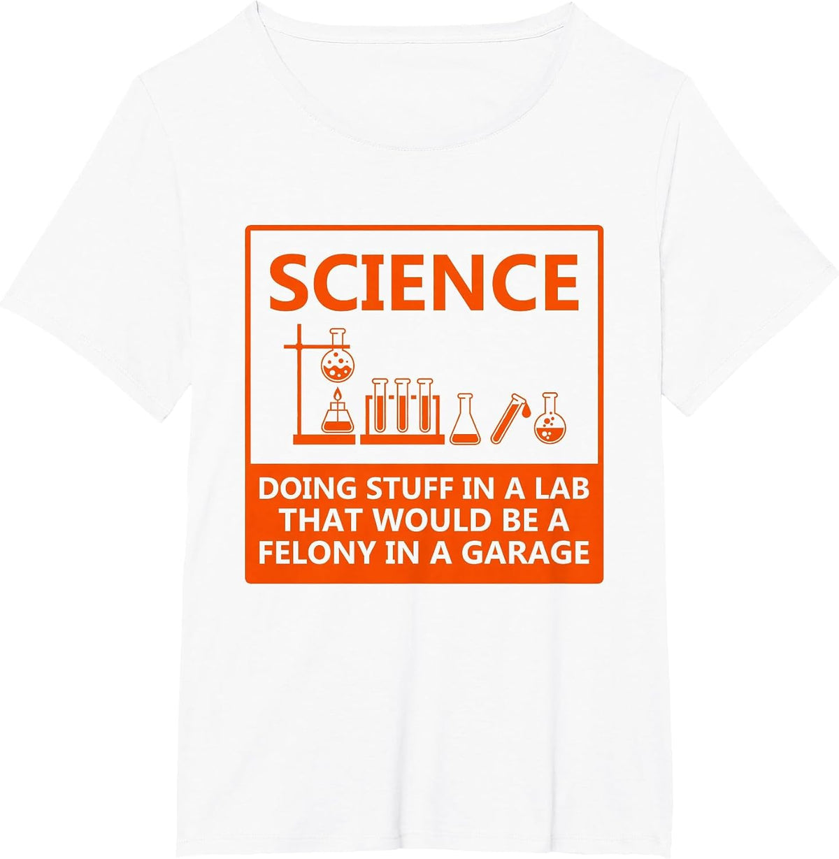 Funny Science Chemistry T Shirt for Nerds T-Shirt - White