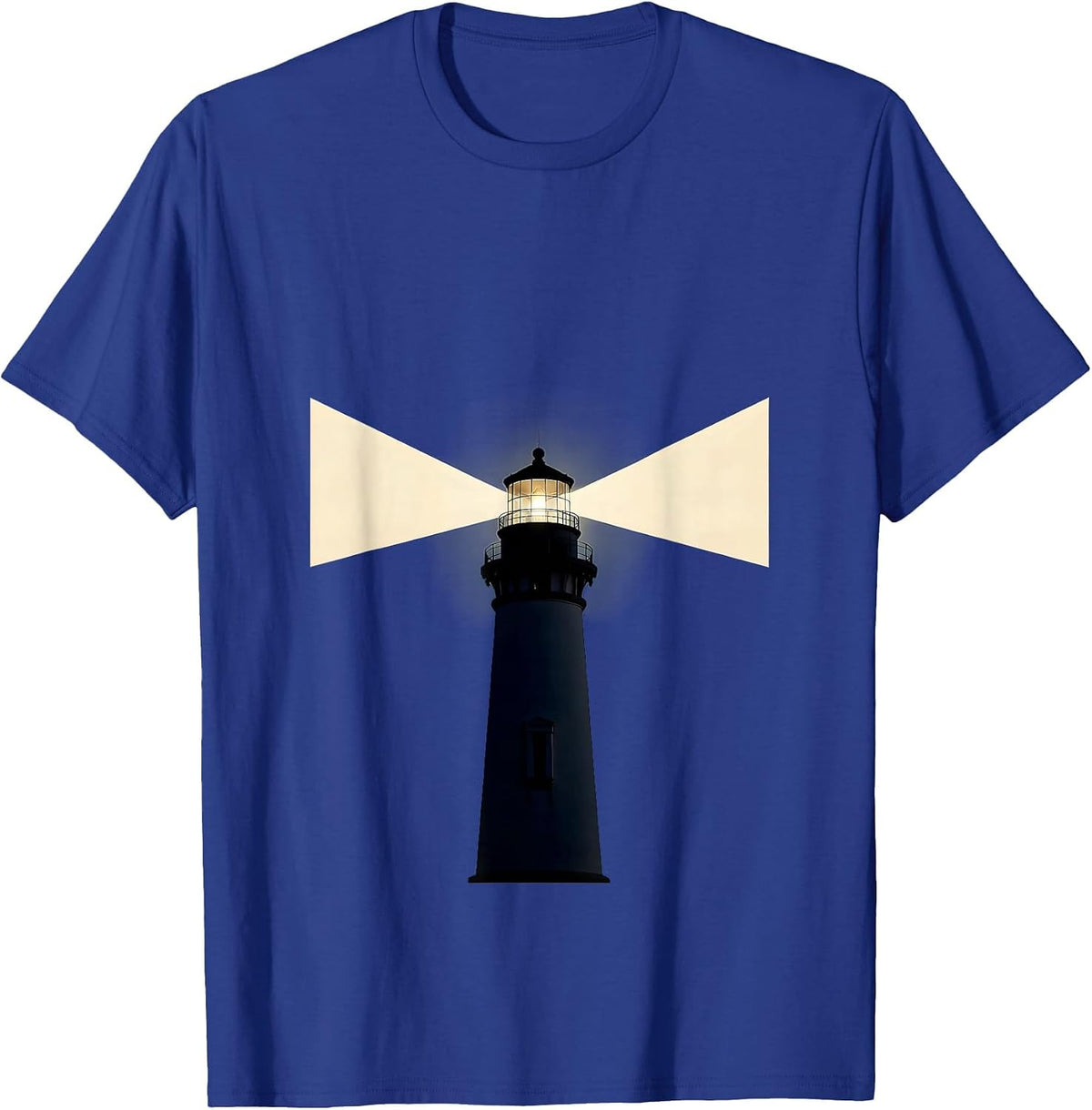 Lighthouse Book Beam Light Reading Teacher Gift T-Shirt - Royal Blue