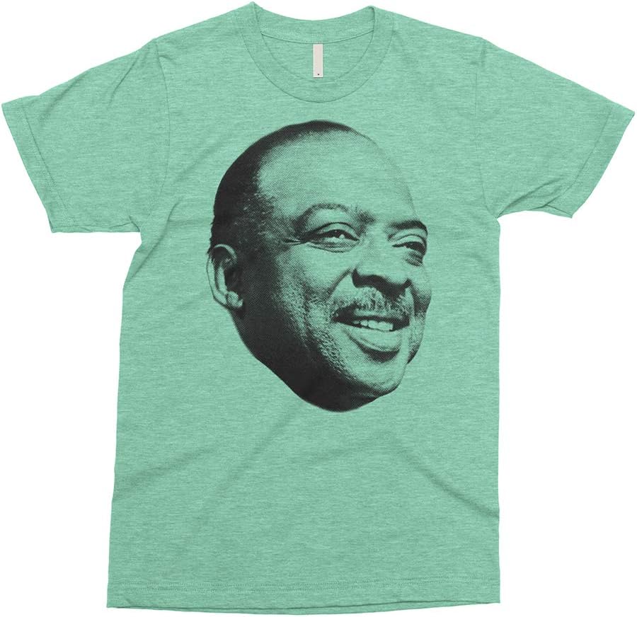 PixiePrints Count Basie - Jazz Bop Piano Music T-Shirt - Heather Mint