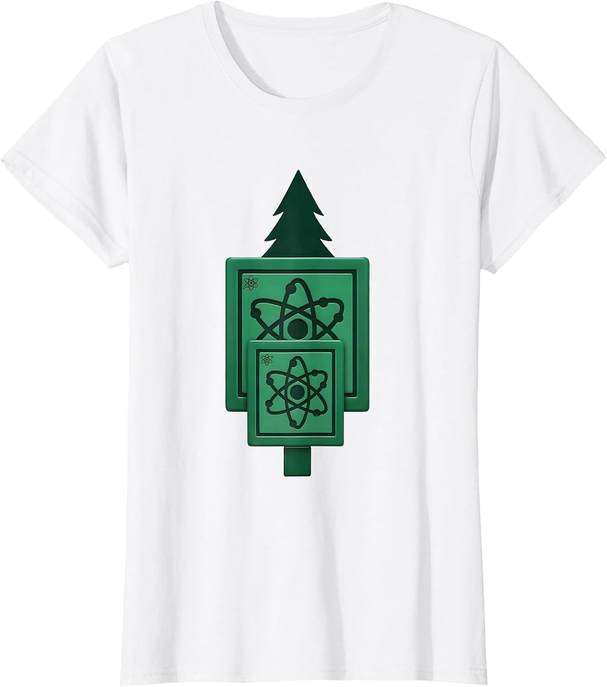 Holmium Element Tiles Minimalist Science Nerd Gift T-Shirt - White