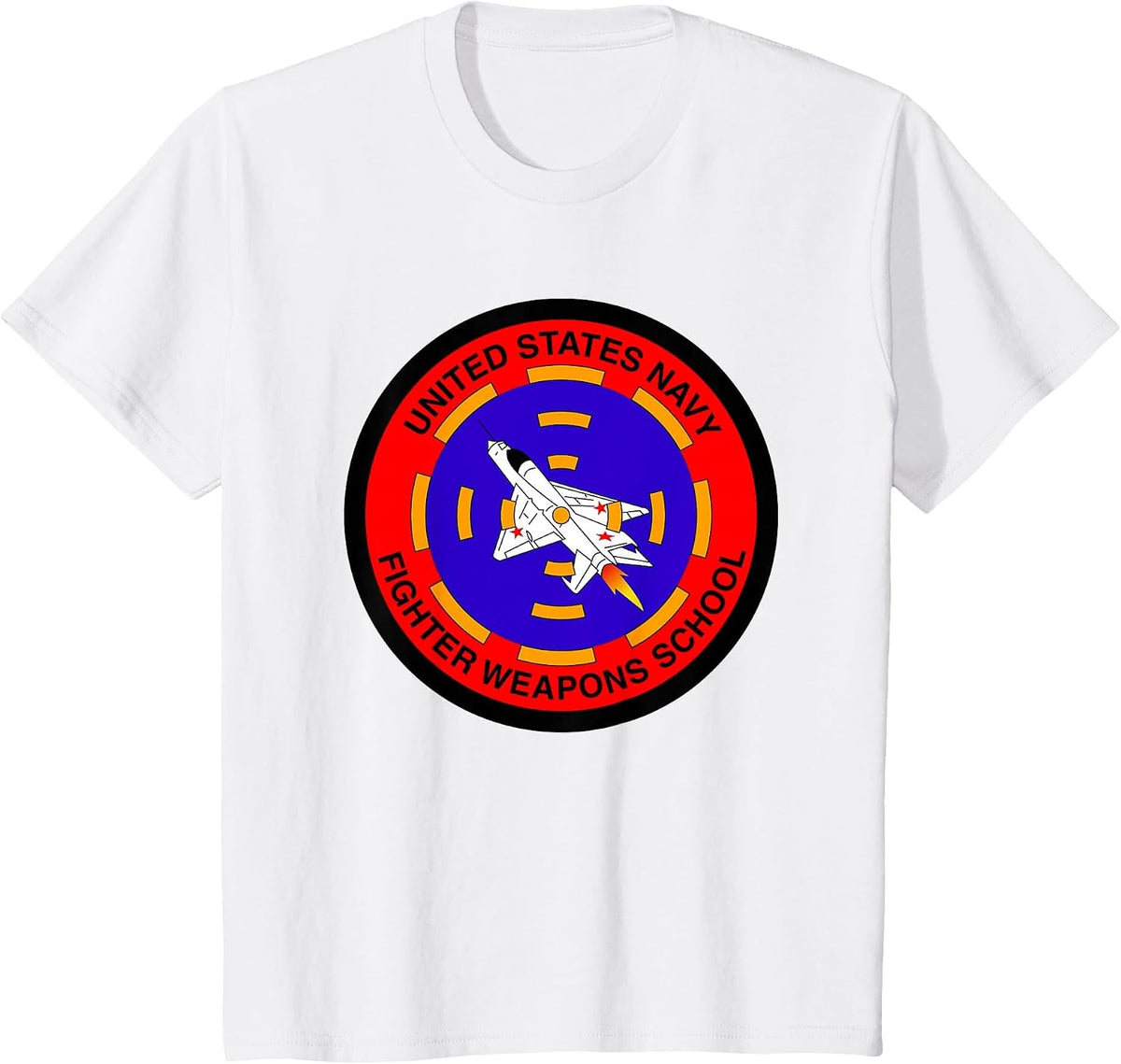 A Great Fighter Weapons School Aviation t-Shirt. T-Shirt - White