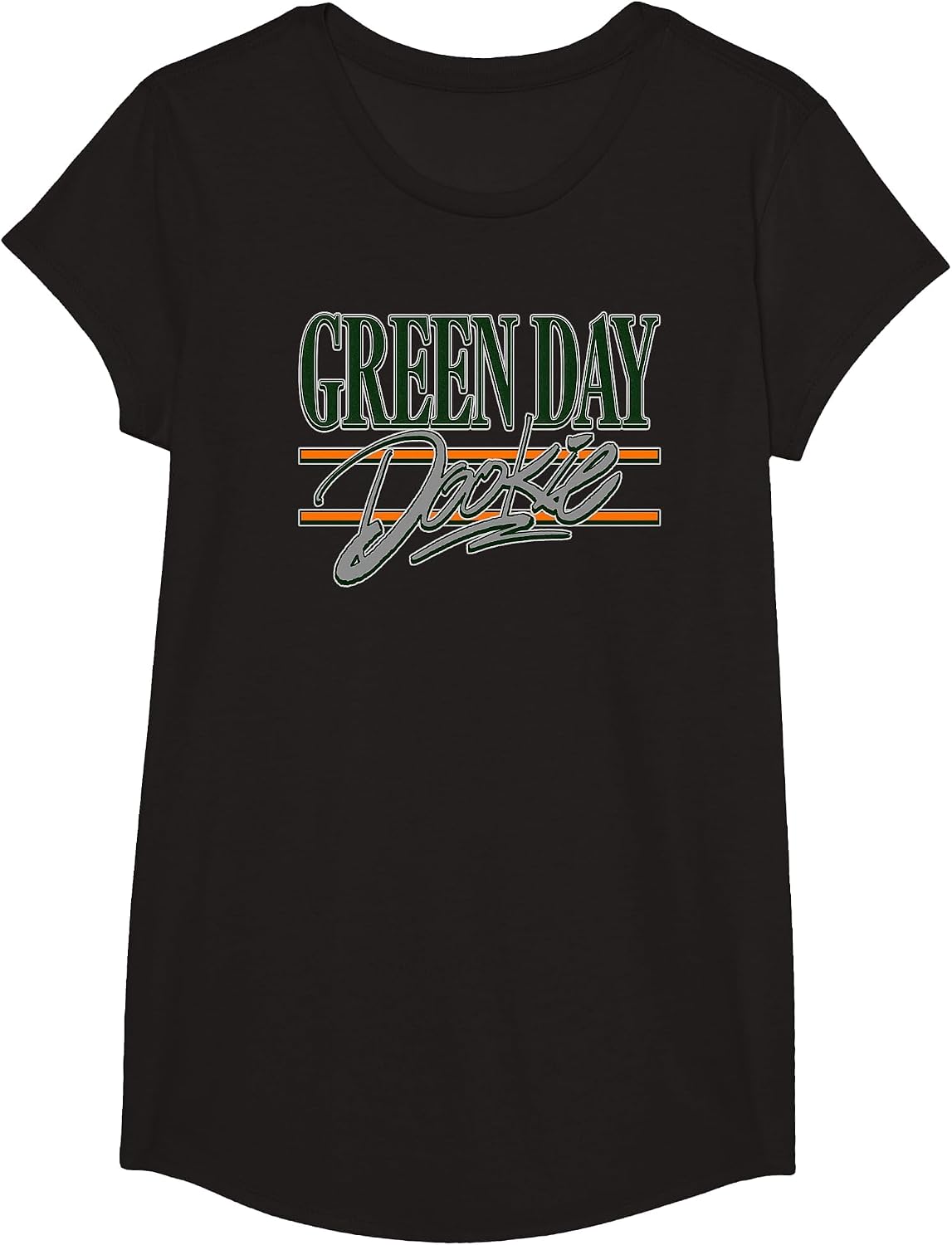 Green Day Dookie 90s Souvenir T-Shirt - Girls Black