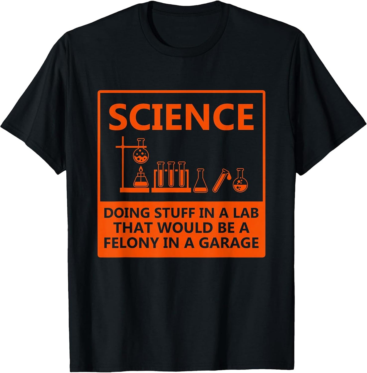 Funny Science Chemistry T Shirt for Nerds T-Shirt - Black