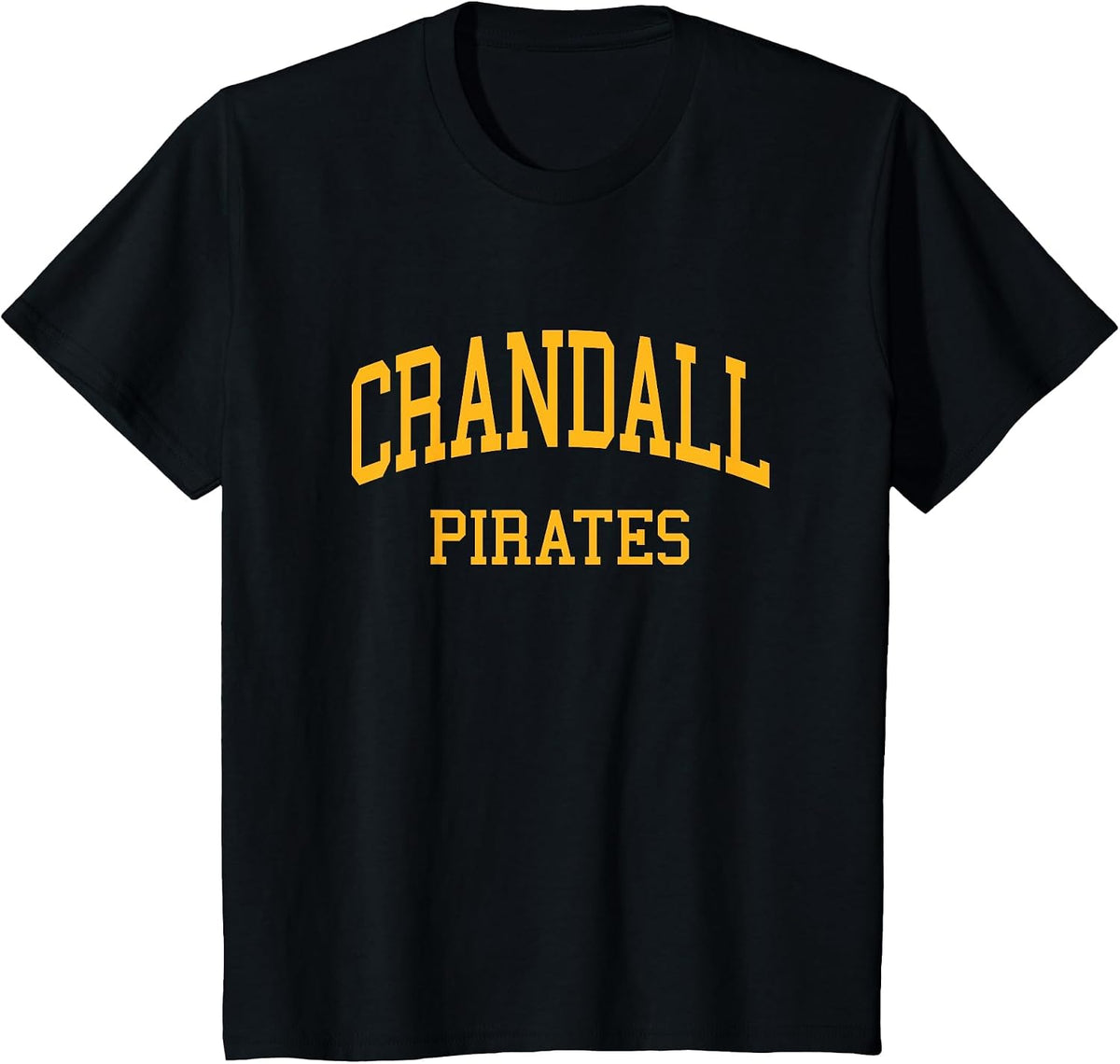 Crandall High School HS Crandall TX Retro Sports T-Shirt - Black