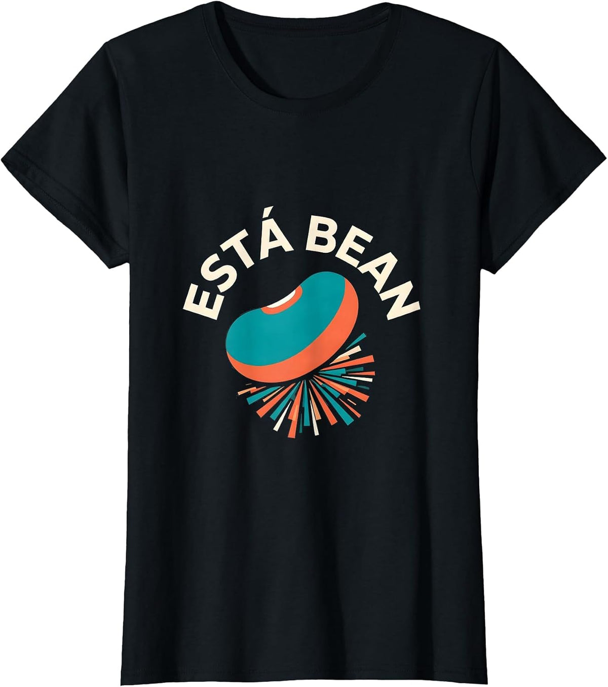 Está Bean Funny Mexican Spanish Pun Cinco De Mayo Party T-Shirt - Black