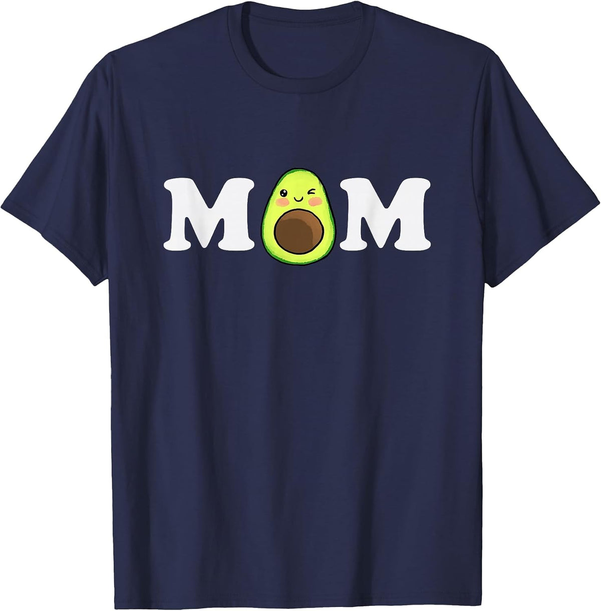 Funny Avocado Mom Guacamole Cinco De Mayo Vegan Fruit Lovers T-Shirt - Navy Blue