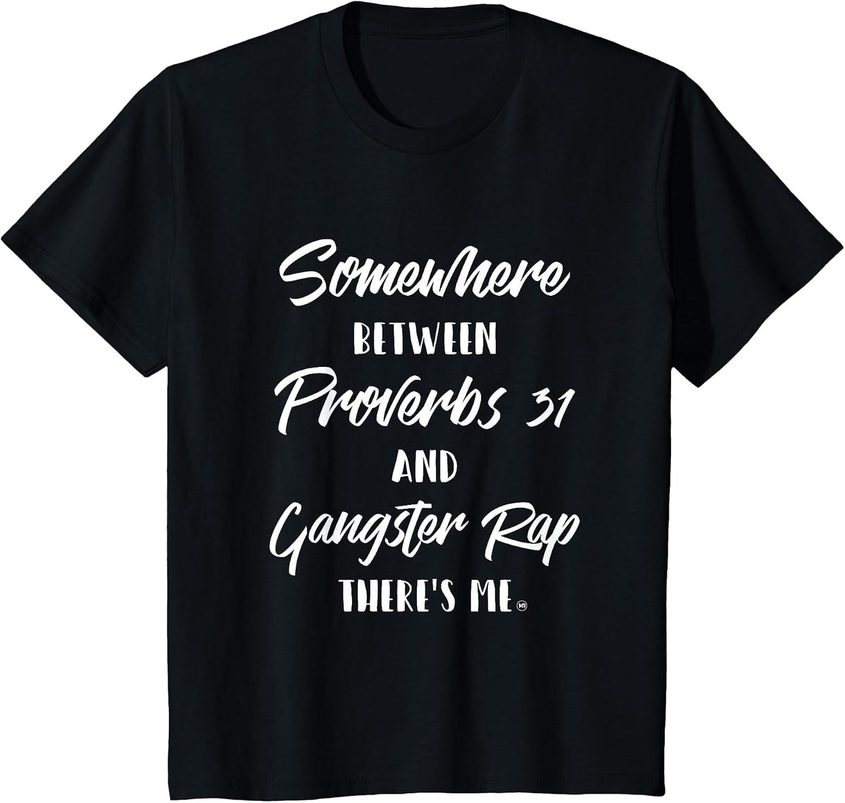 Christian Gangster Rapper T-Shirt Design T-Shirt - Black