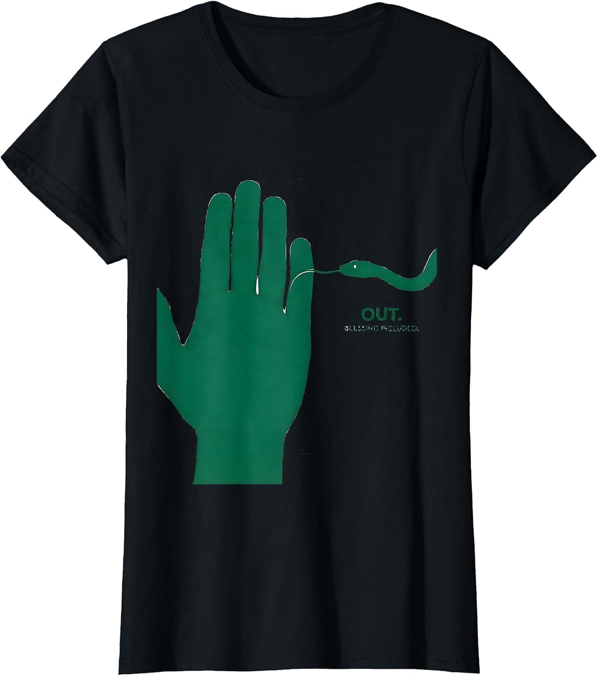Out. Blessing Included. Minimalist Irish Heritage St T-Shirt - Black