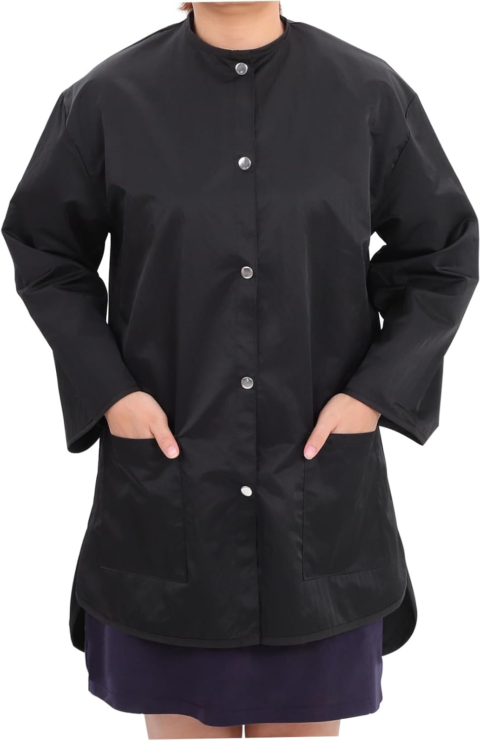 Long Sleeve Uniform Work Shirt for Worker in Coffee Shop - As Pictured