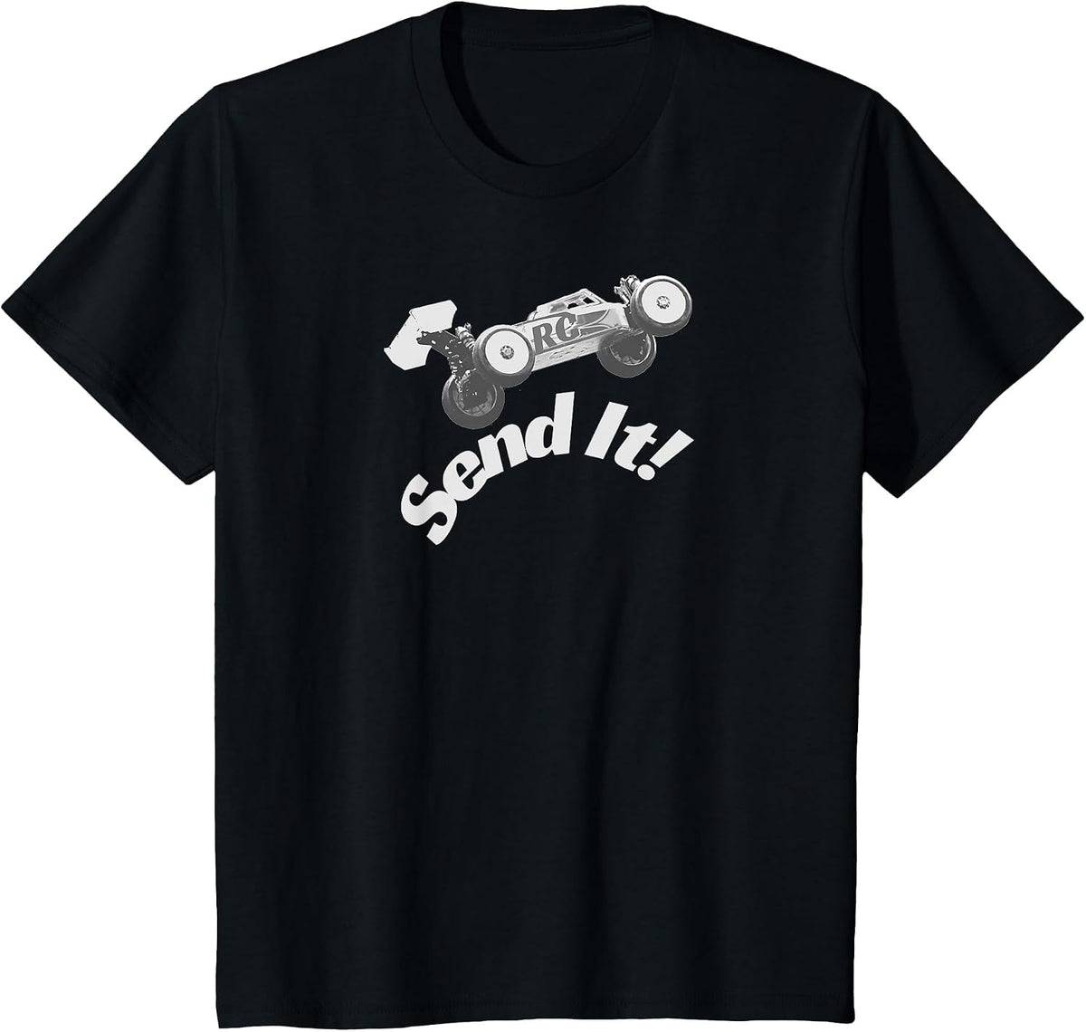 RC Racing, Send it! Radio-Controlled Cars T-Shirt - Black