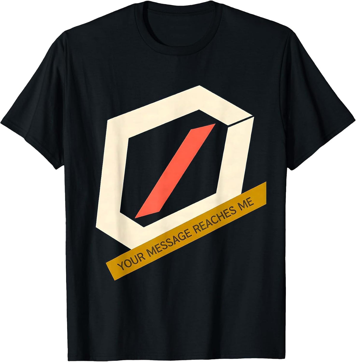 Men's Your Message Reaches Me Cute Speech Language Pathologist SLP T-Shirt - Black