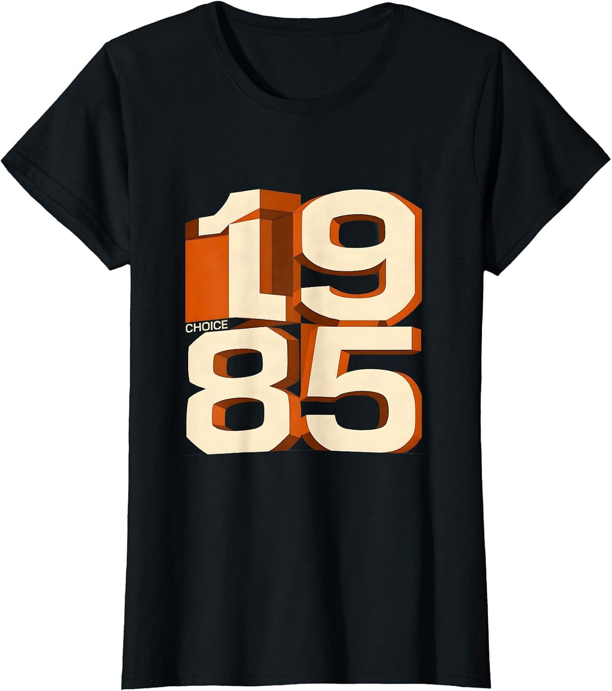 CHOICE 1985 Vintage Retro Birthday Nostalgia Gen X Gift T-Shirt - Black