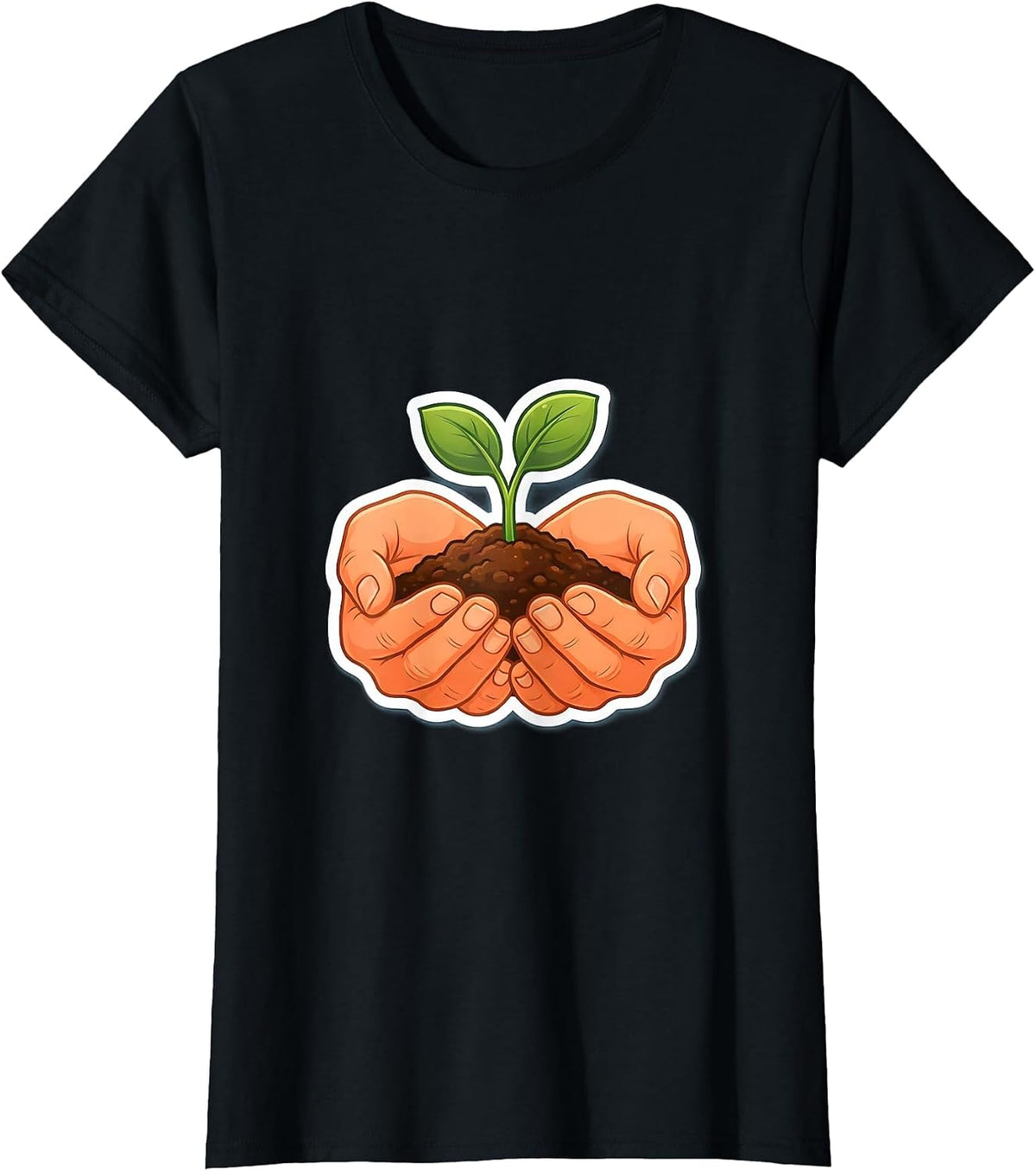 Sped Teacher Seedling Growth Graphic Design T-Shirt - Black