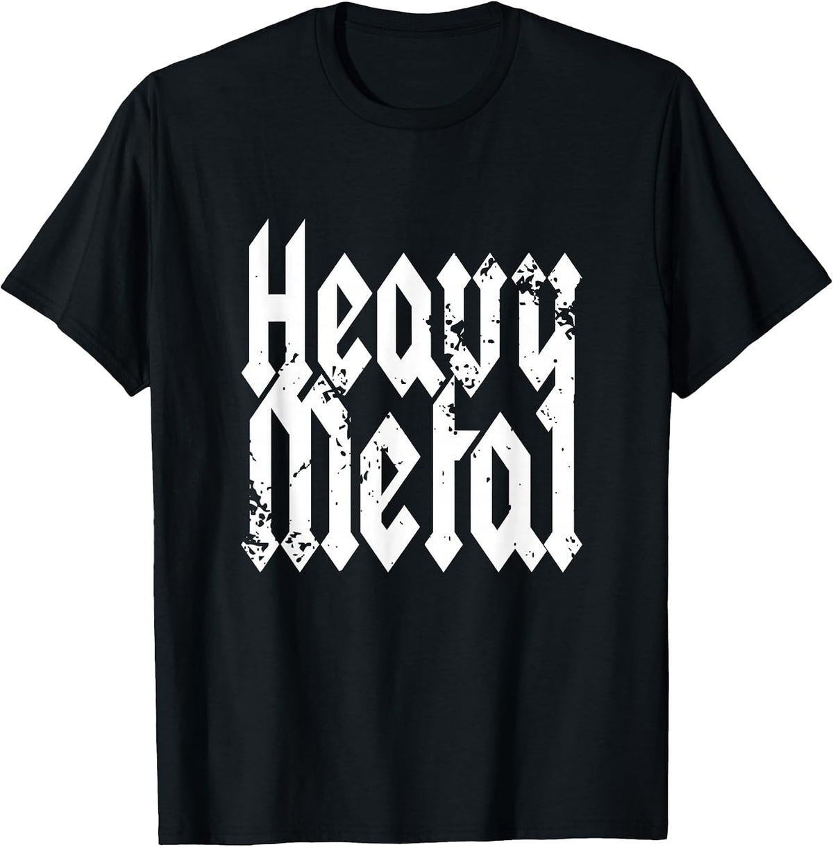 Heavy Metal Music Saying Metalhead Festival Gig Heavy Metal T-Shirt - Black