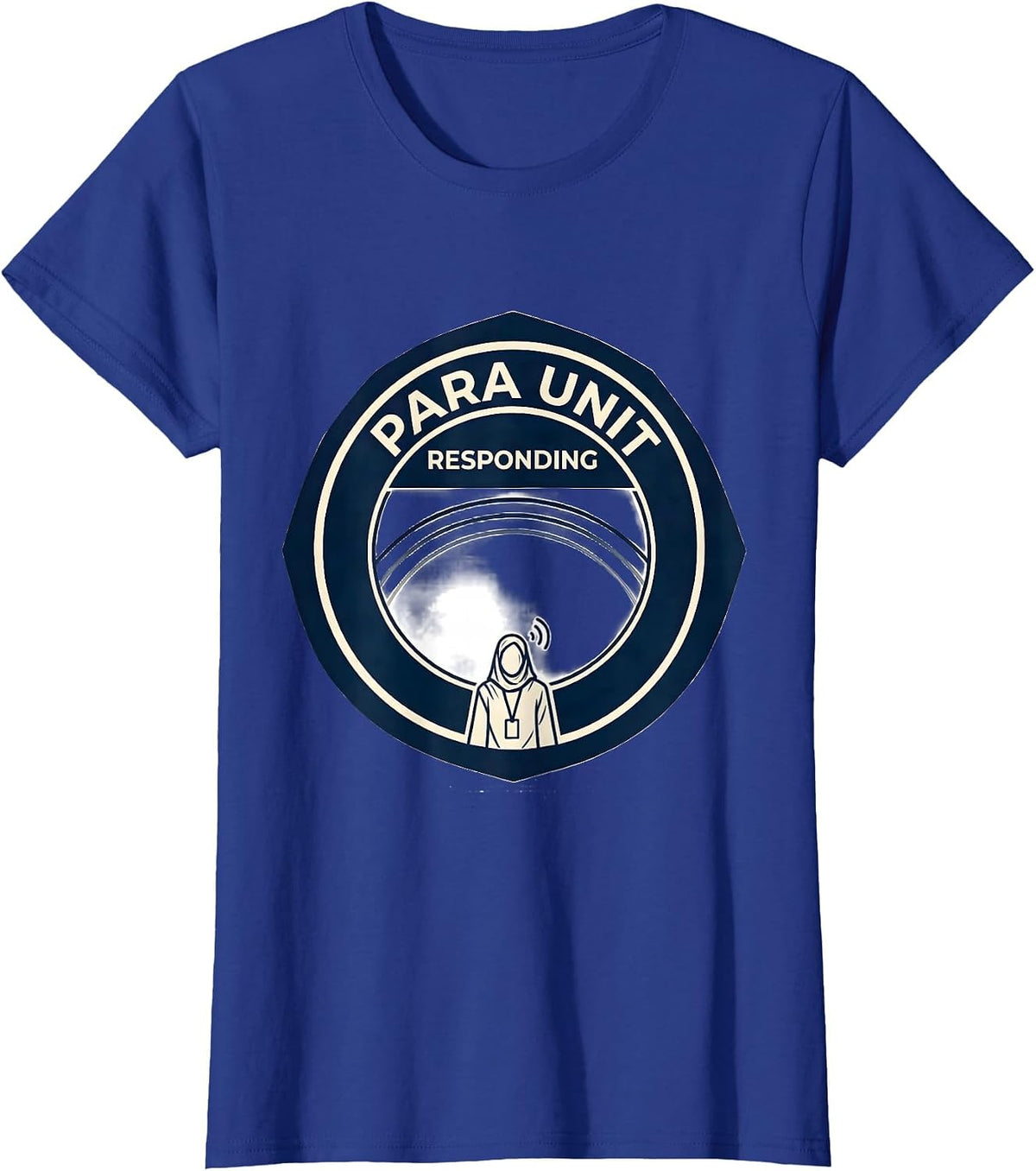 Women's Para Unit Responding Funny Para Normal Activities SPED T-Shirt - Royal Blue