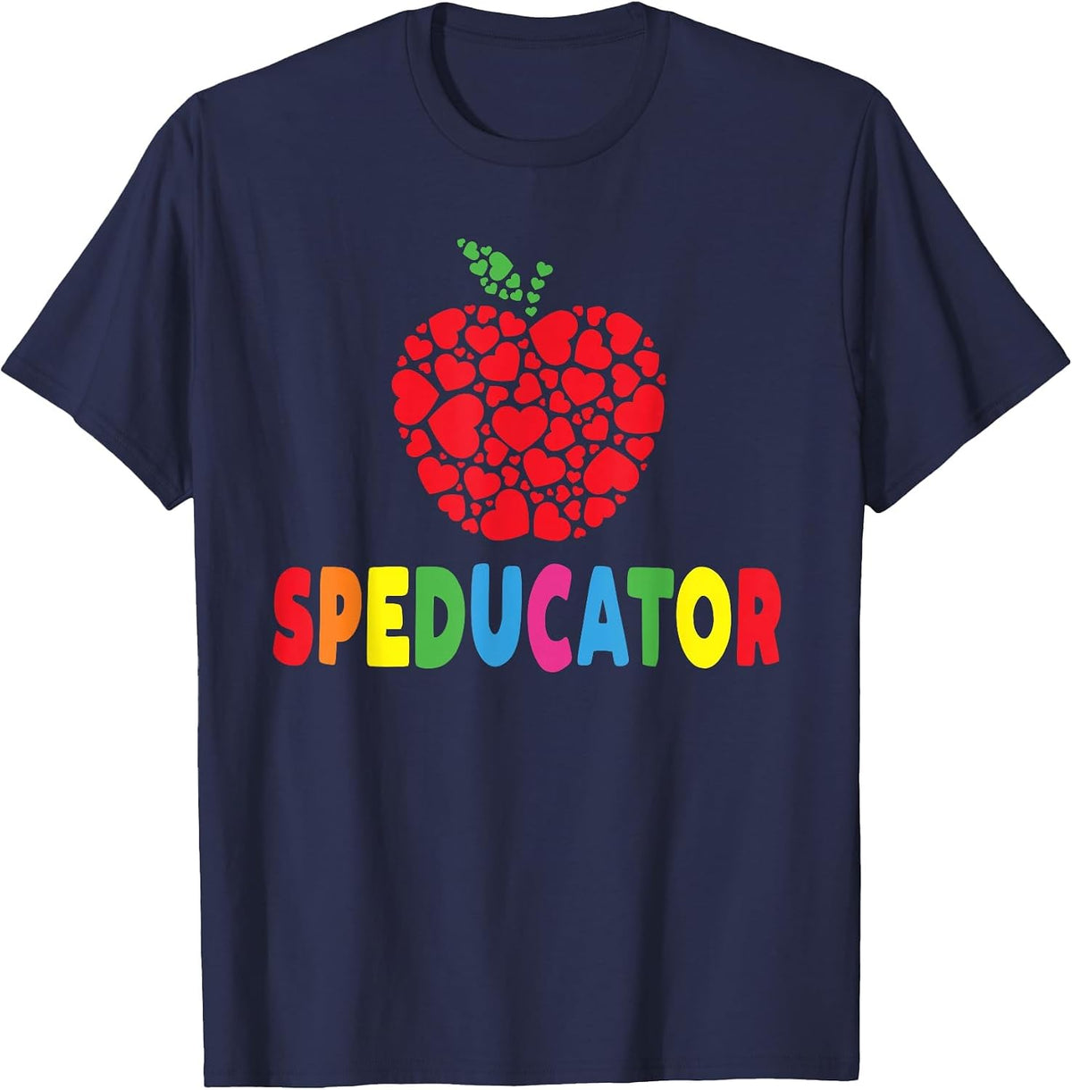 Speducator Educator for SPED Special Education Teacher T-Shirt - Navy Blue