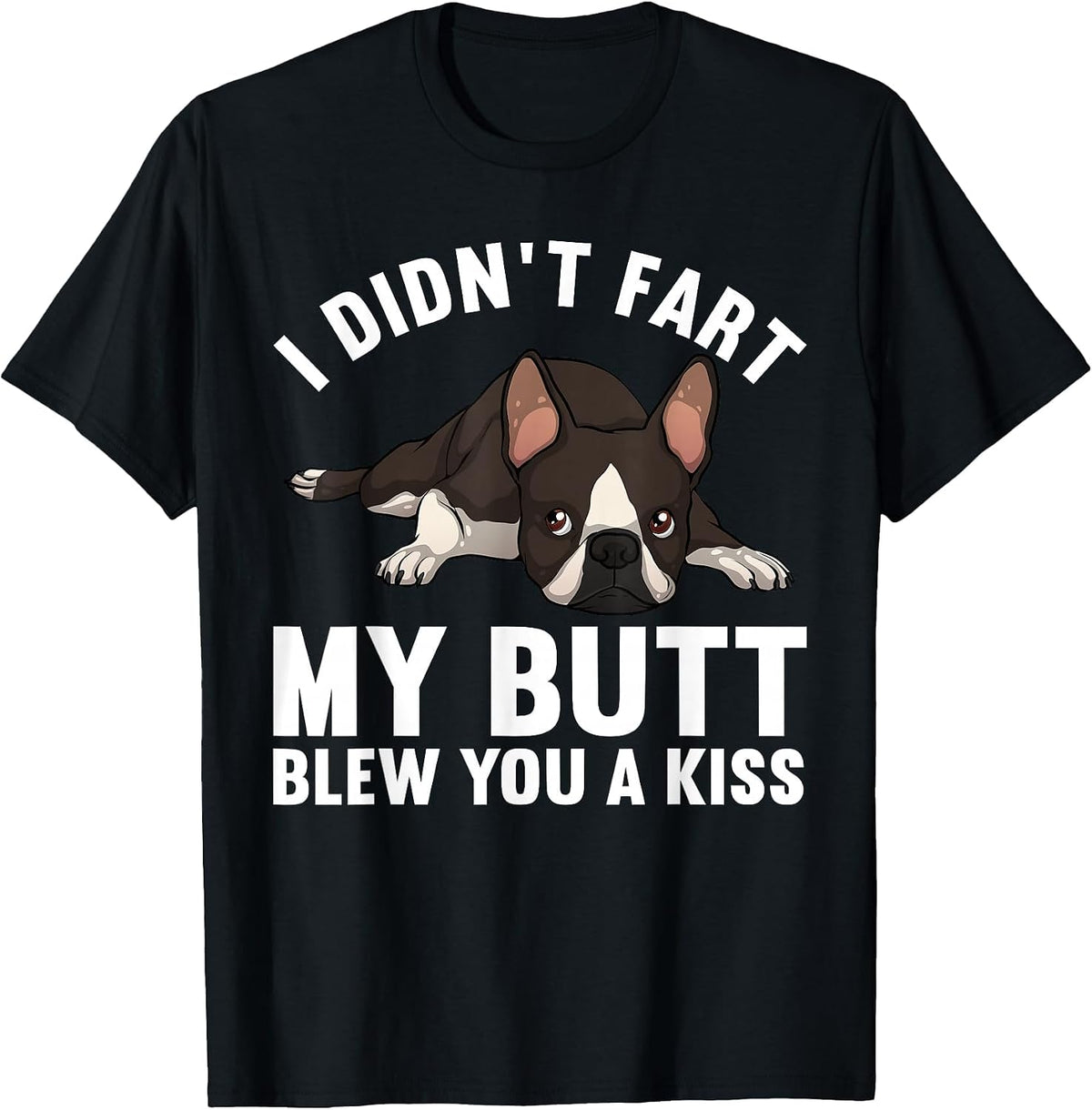 Funny Boston Terrier Art for Men Women Boston Terrier Lovers T-Shirt - Black