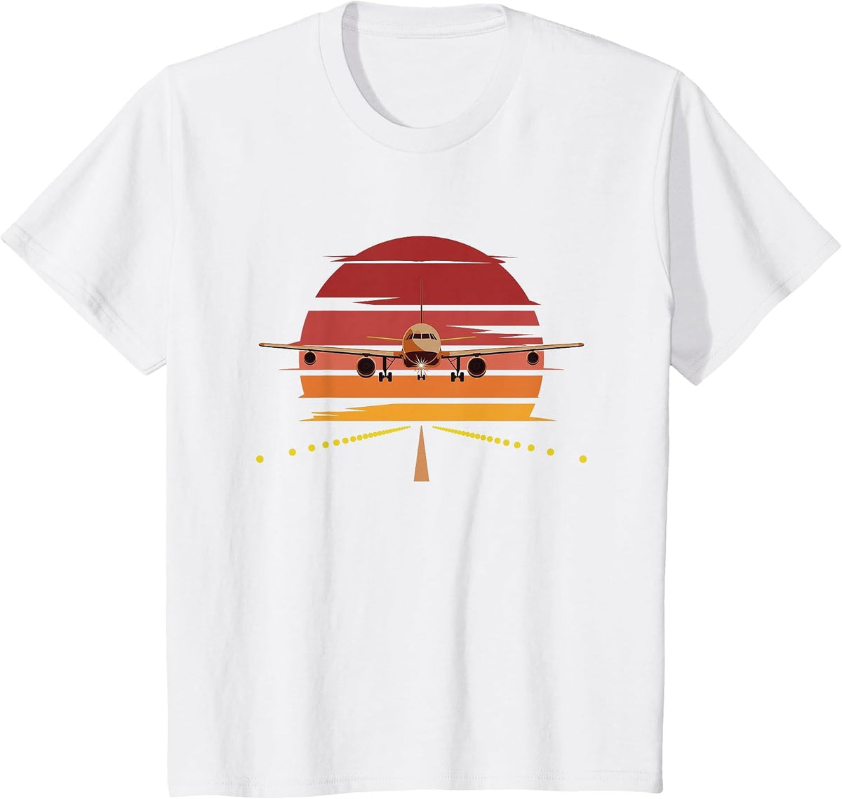 Retro Airplane Pilot T-Shirt - White