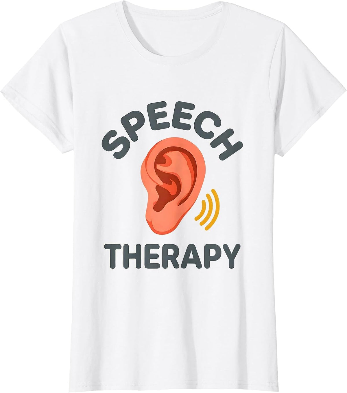 Women's Speech Therapy Retro Cute Speech-Language Pathologist SLP T-Shirt - White
