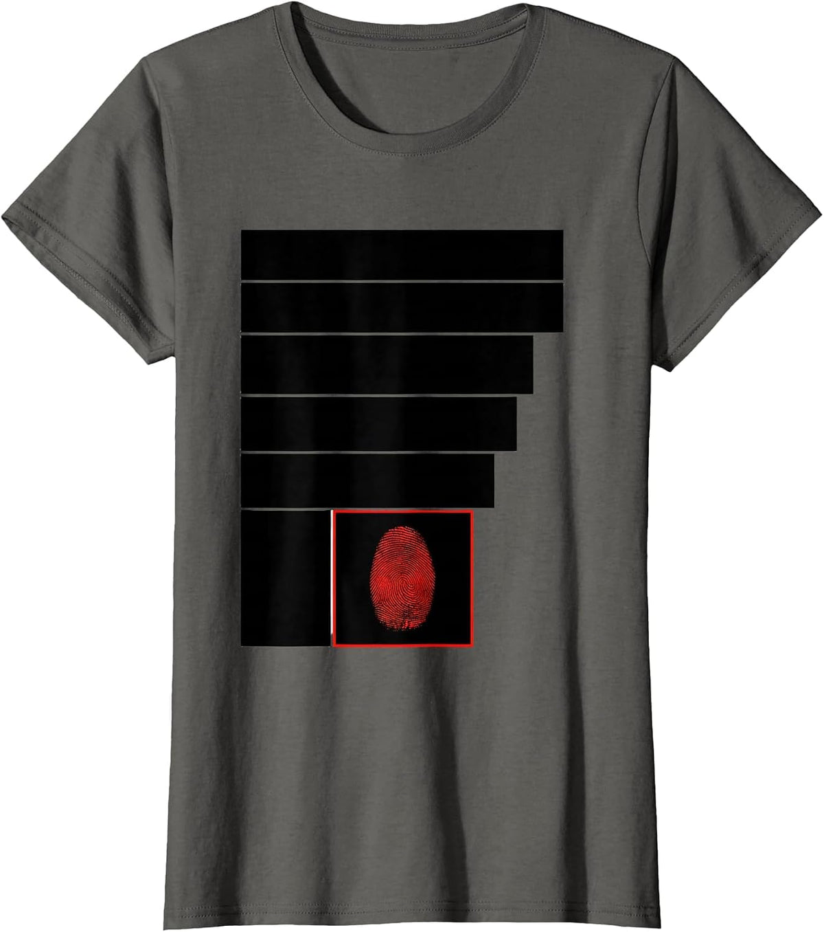 Women's Disrupted Lines AAC Therapy Communication Advocate T-Shirt - Asphalt Grey