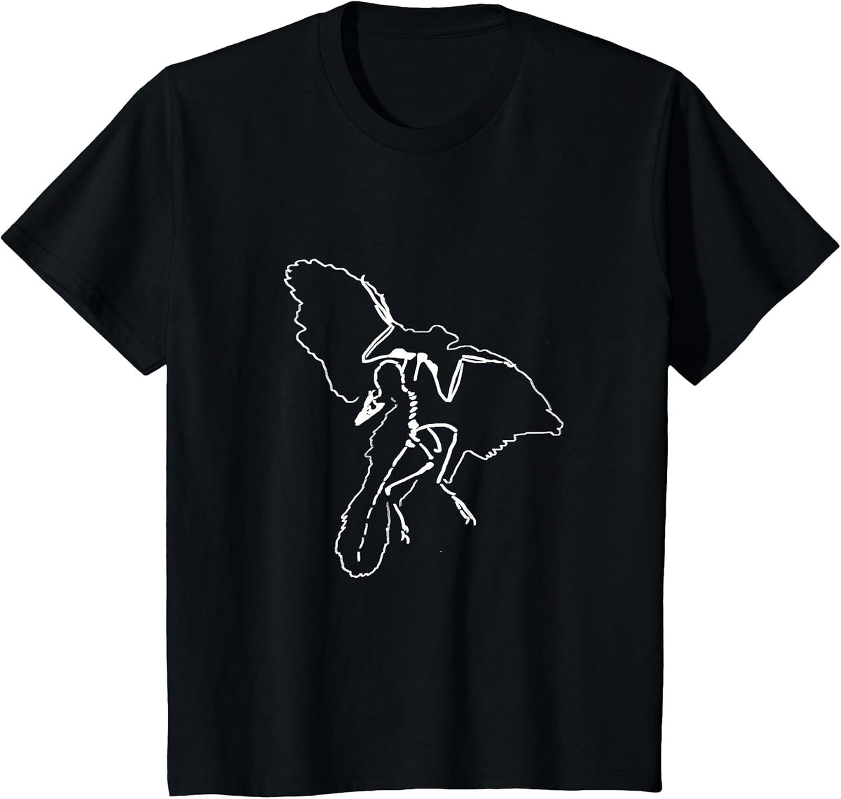 Archaeopteryx, Archaeopteryx, Famous Fossil, Ancient Bird T-Shirt - Black