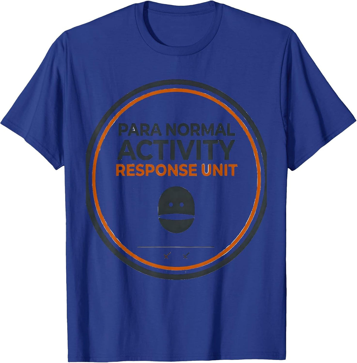 Men's Para Normal Activity Response Unit Funny Ghost T-Shirt - Royal Blue