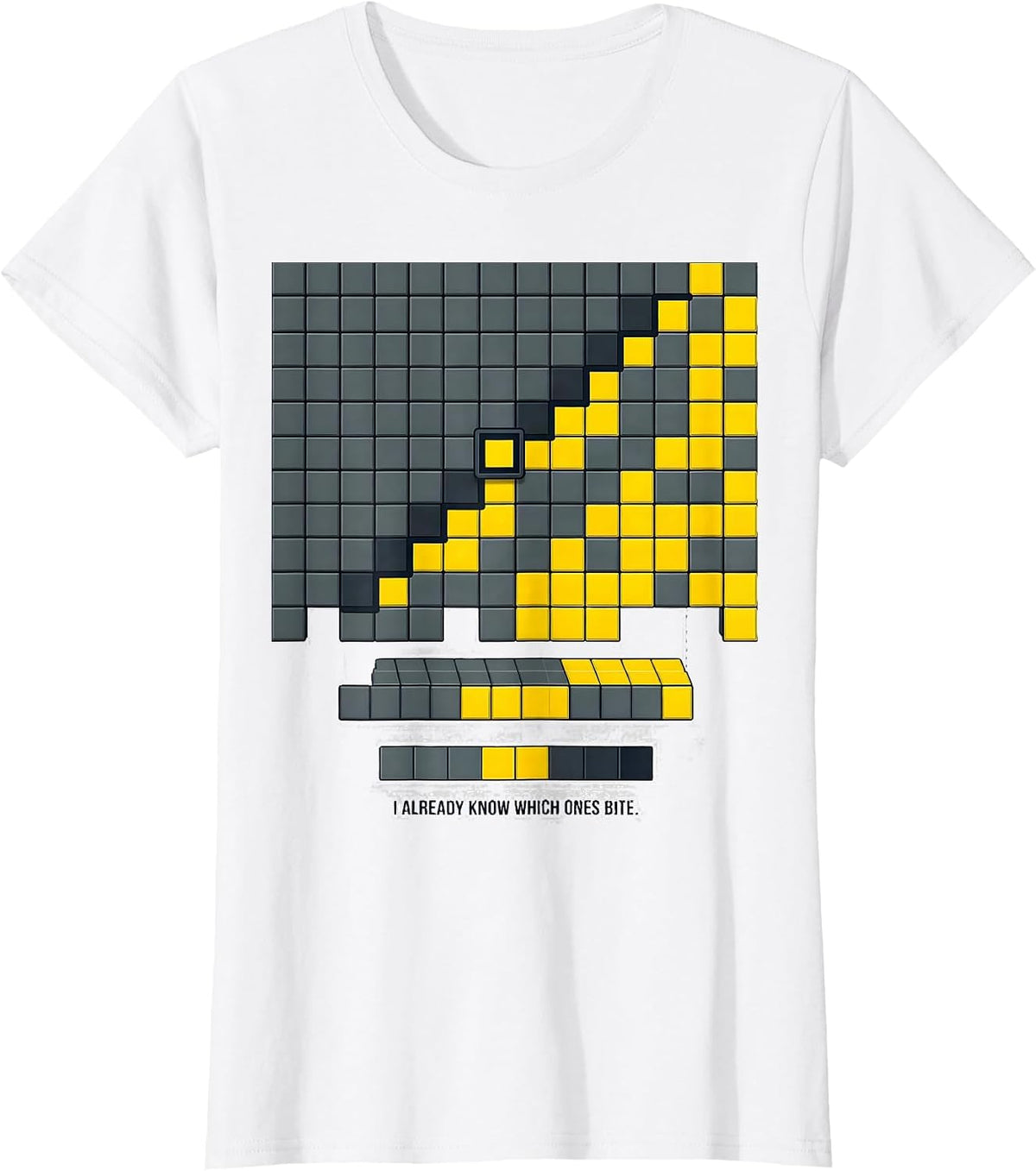 Women's I Already Know Which Ones Bite Funny Periodic Table T-Shirt - White