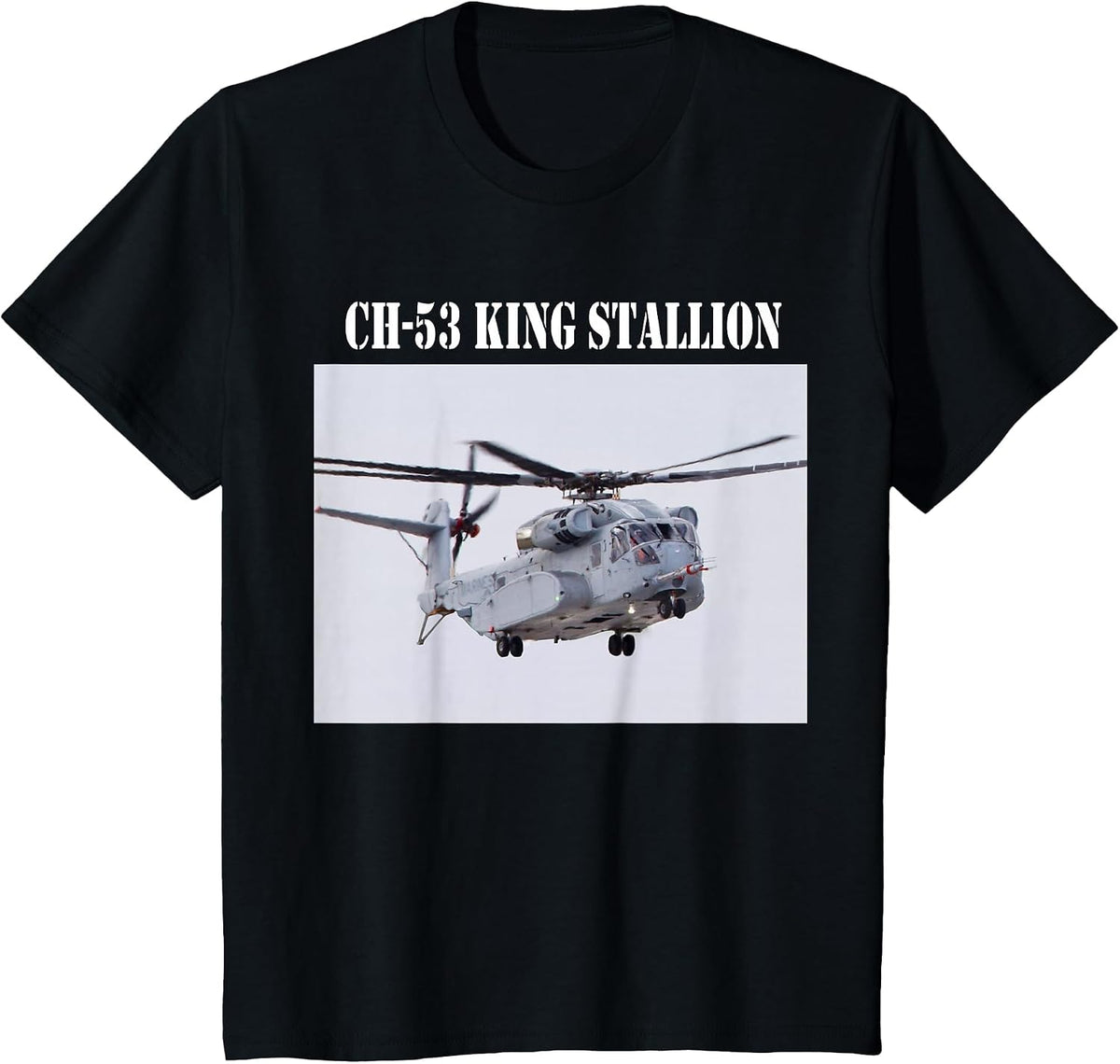 The CH-53 Sea Stallion T-Shirt - Black
