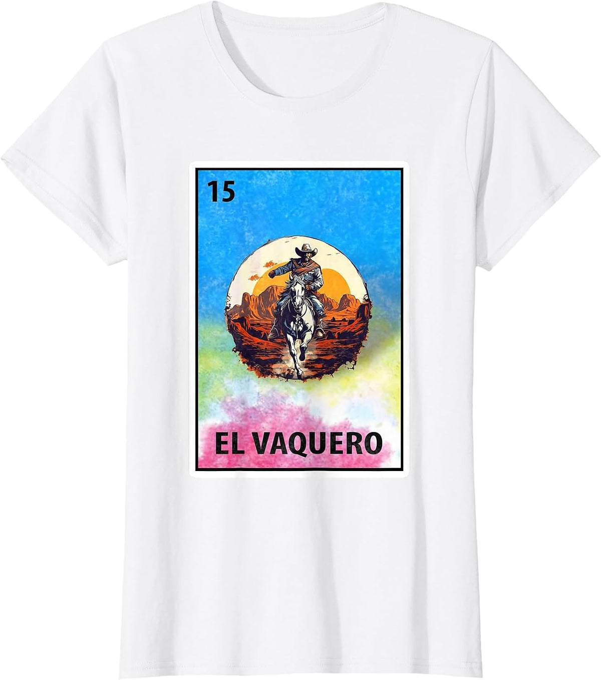 Mexican Bingo El Vaquero T-Shirt - White