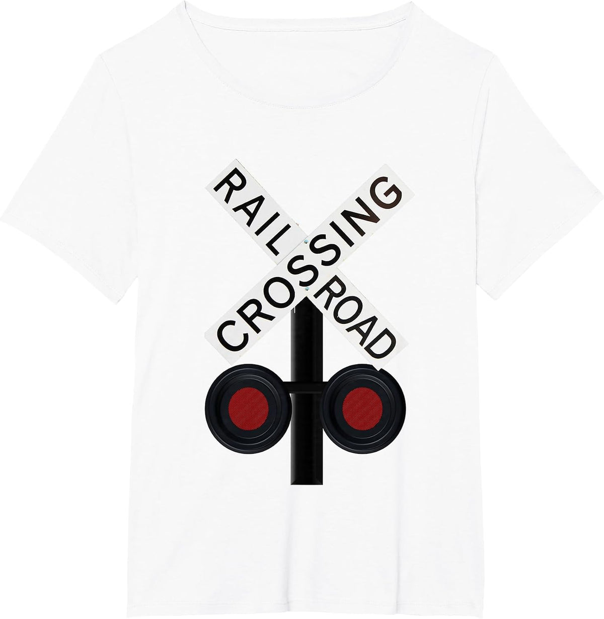Railroad Crossing T-Shirt - White